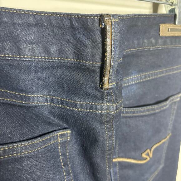 Velez Dark Wash No Distress Mom Jeans High Rise Women's Size 14 - Picture 5 of 12